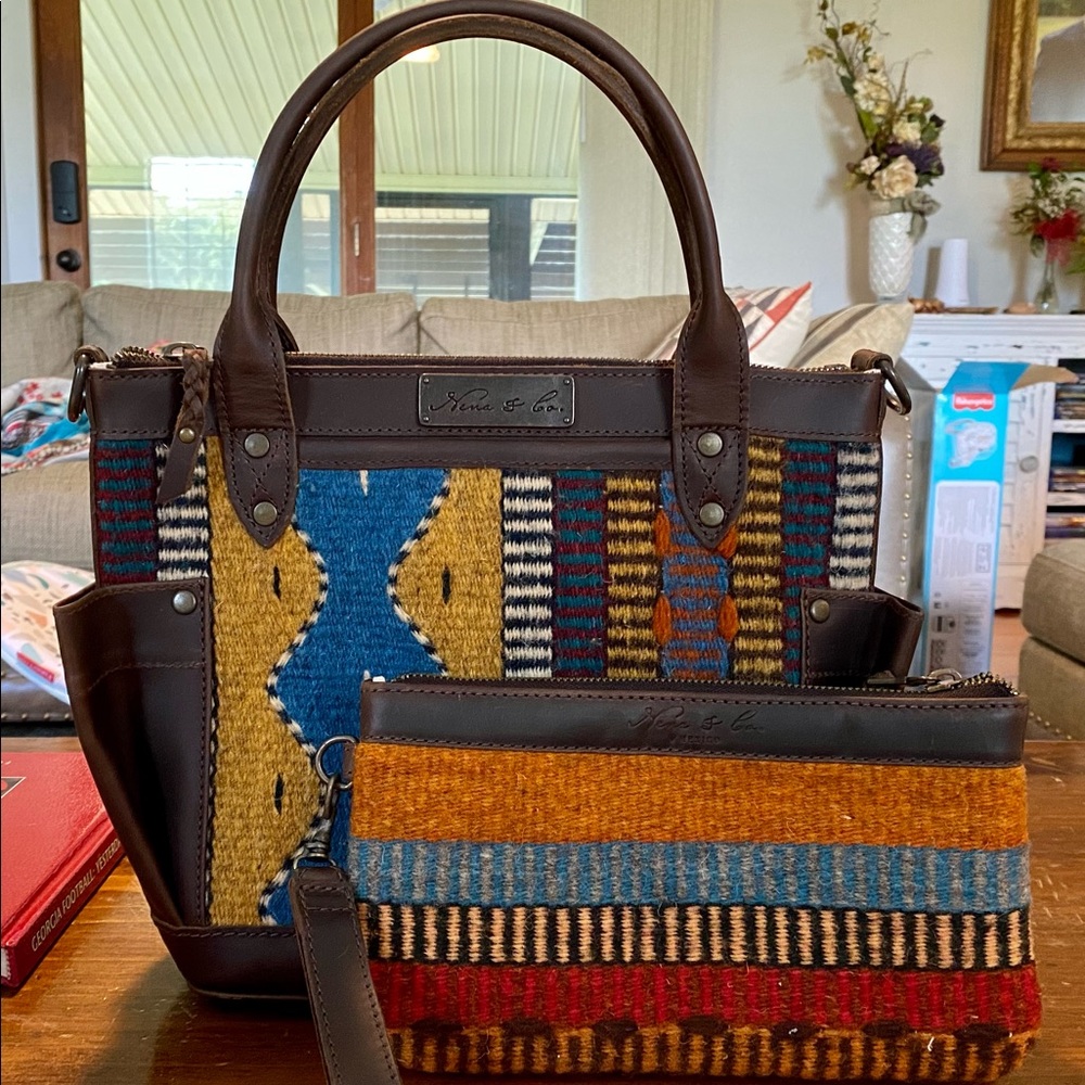 Nena & Co Mini TPB Mexico and Matching Clutch EUC